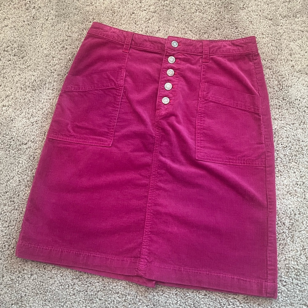 Anthropologie Corduroy Skirt size 4